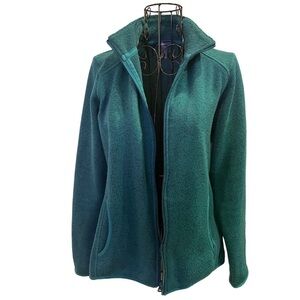 Eddie Bauer Emerald Warm Up Front Zip Jacket